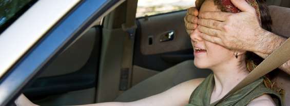 Texting Drivers Are Like Blindfolded Drivers