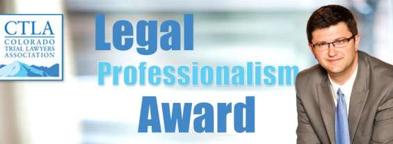 Jason Alleman Accepts CTLA's Legal Professionalism Award